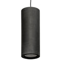 Lámpara colgante madera negro carbón 25CM 7W LED- RBLC0016