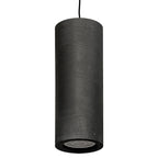 Lámpara colgante madera negro carbón 25CM 7W LED- RBLC0016