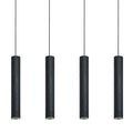 Lámpara Colgante madera natural roble negro 93CM 12W 3000K - RBLC0020
