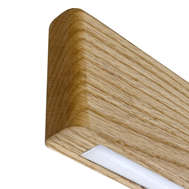 Lámpara colgante madera  1,15mt. LED 17W - 3000k- RBLC0021