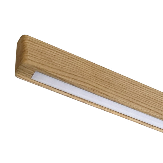 Lámpara colgante madera  1,15mt. LED 17W - 3000k- RBLC0021