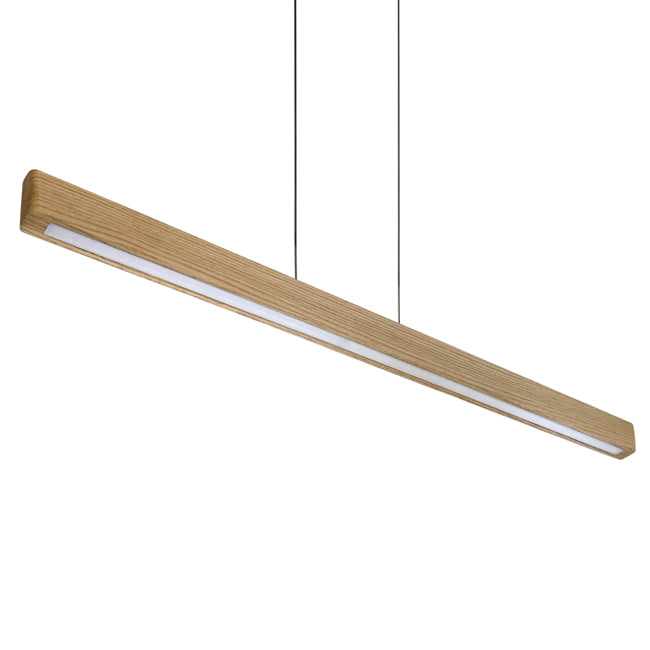 Lámpara colgante madera  1,15mt. LED 17W - 3000k- RBLC0021