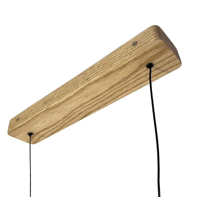 Lámpara colgante madera  1,15mt. LED 17W - 3000k- RBLC0021
