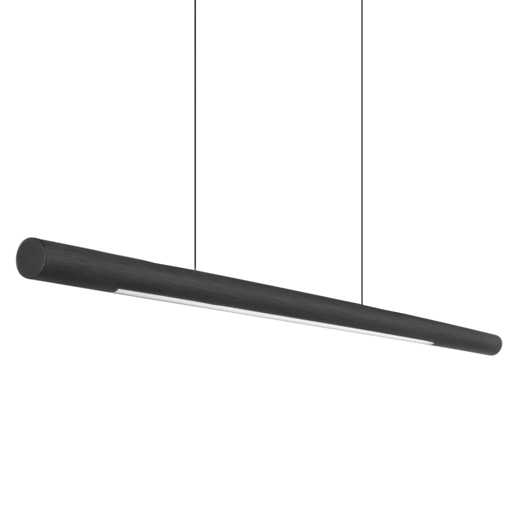 Lámpara colgante madera negra 1,20mt. 17W  3000k LED - RBLC0022