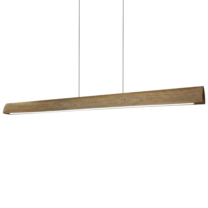 Lámpara colgante madera Walnut Americano 1,50 mt. LED 24W - RBLC0023