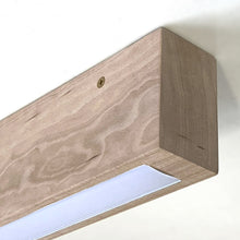 Cargar imagen en el visor de la galería, Plafón madera lenga 115cm 36W 3000k - RBPL0001
