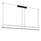 Lámpara colgante negro metal 200cm 40W LED - RILC0019