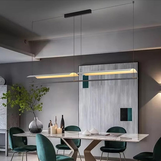 Lámpara colgante negro metal 200cm 40W LED - RILC0019