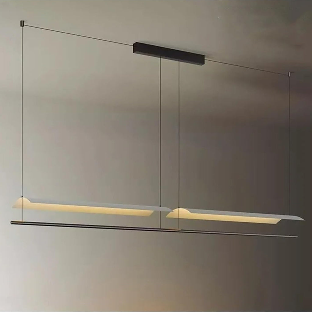 Lámpara colgante negro metal 200cm 40W LED - RILC0019