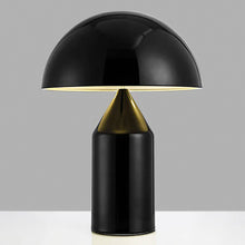 Cargar imagen en el visor de la galería, Lámpara sobremesa metal negro 35x52cm 2 luces E27 - RILS0044
