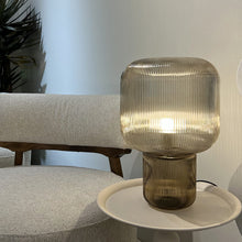 Cargar imagen en el visor de la galería, Lámpara sobremesa vidrio 27x41 cm E27 - RILS0046
