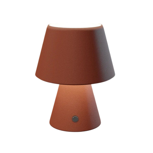 Lámpara sobremesa terracota recargable Ø19x24.5 cm  LED 3,5W - RXLS0002