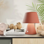 Lámpara sobremesa terracota recargable Ø19x24.5 cm  LED 3,5W - RXLS0002