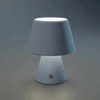 Lámpara sobremesa azul recargable 24.5x19cm  LED 3,5W - RXLS0003