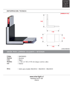 Unión para lampara colgante LED - SNCO0003