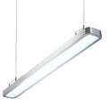 Lámpara colgante aluminio difusor policarbonato 1,20 cm 2x28W T5 - SNLC0011