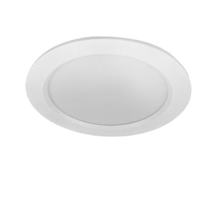 Foco embutido PVC blanco Ø18 cm LED 18W - STFO0007