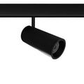 Foco para riel aluminio negro Ø4x16 cm LED 10W - STFO0009