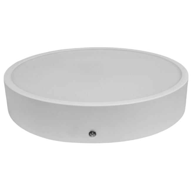 Plafón metal blanco Ø22,5x 4 cm  30W 3000K LED - STPL0003