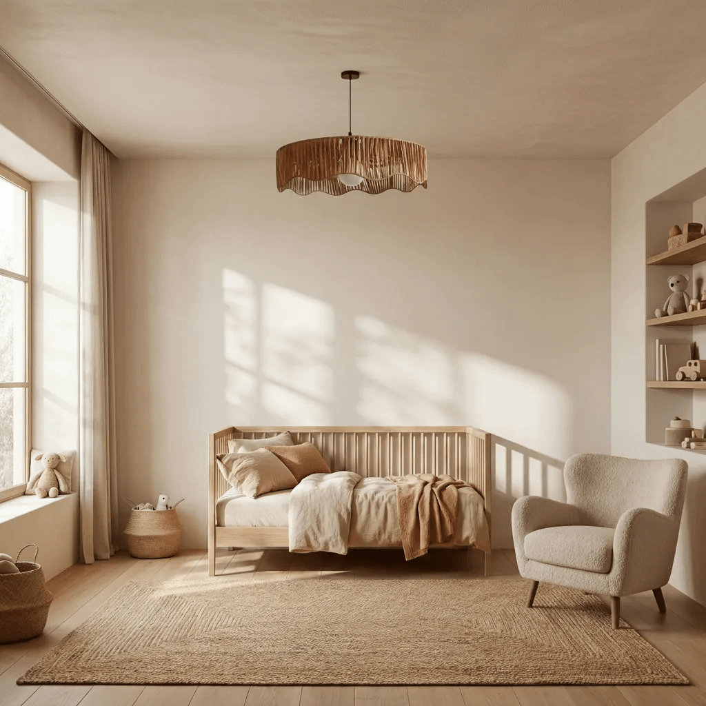 Lámpara colgante rafia natural Ø70x18 cm E27 - OPLC0083