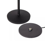 Lámpara sobremesa exterior negro recargable Ø13,5x38 cm LED 2W - LULS0173