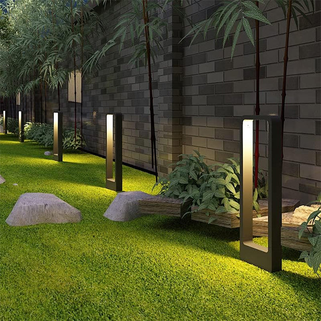 Farol aluminio grafito exterior 16.2x5.7 cm LED 10W - TAFA0001
