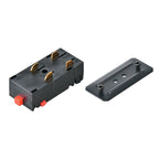 Unión lineal para rieles magnéticos negro - TDCO0001