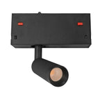 Foco metal negro para riel magnético 14x18cm LED 3W 220V - TDFO0001