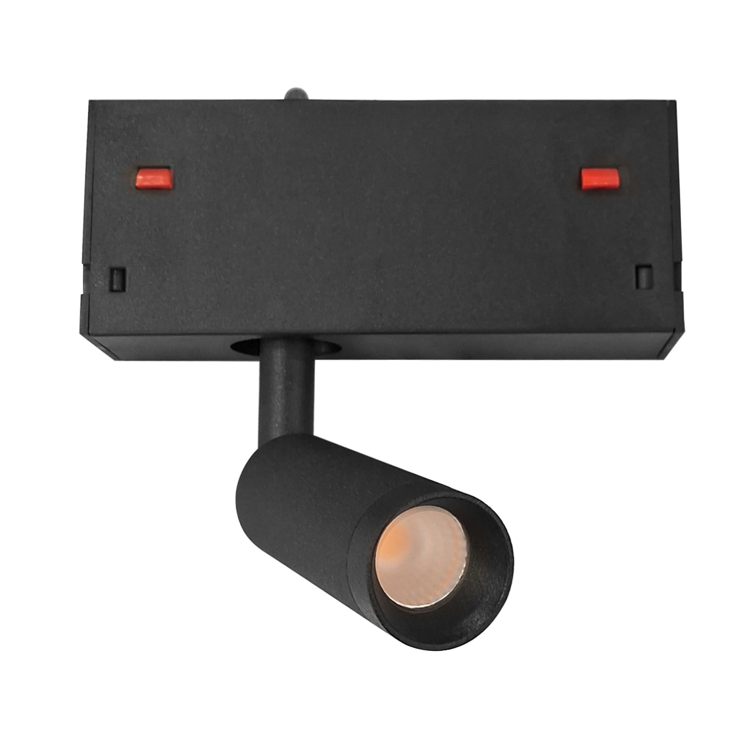 Foco metal negro para riel magnético 14x18cm LED 3W 220V - TDFO0001