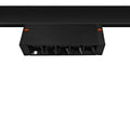 Foco metal negro para riel magnético LED 7W 220V - TDFO0006