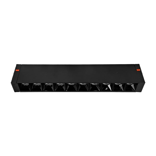 Foco metal negro para riel magnético LED 15W 220v - TDFO0007