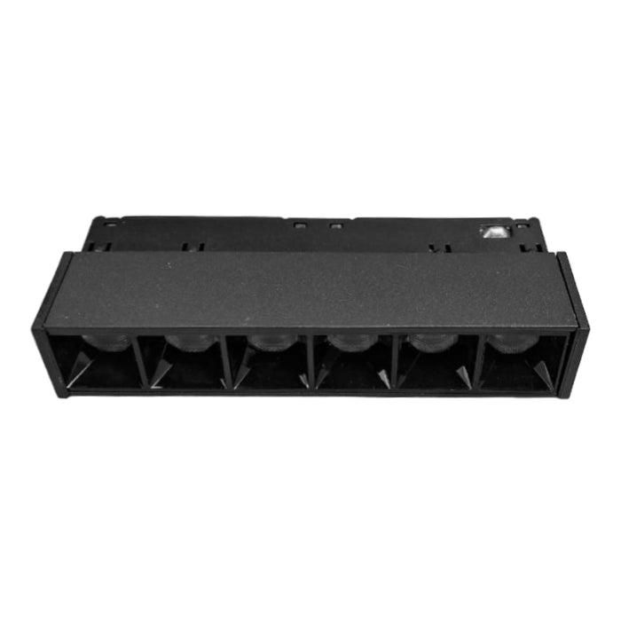 Foco metal negro para riel magnético LED 6W 48V - TDFO0008