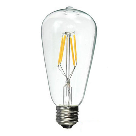 Ampolleta transparente vintage luz cálida LED 4W E27 - TOAM0001