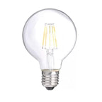 Ampolleta transparente G80 vintage luz cálida 6W ED E27 - TOAM0004