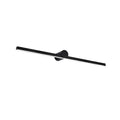 Apliqué lineal metal negro luz indirecta 60 cm LED 8W - TOAP0053