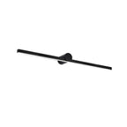Apliqué lineal metal negro luz indirecta 60 cm LED 8W - TOAP0053