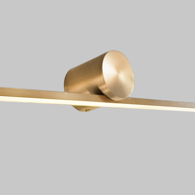 Apliqué lineal metal oro luz indirecta 80 cm LED 12W - TOAP0051