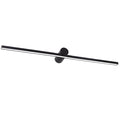 Apliqué lineal metal negro luz indirecta 80 cm LED 12W - TOAP0054