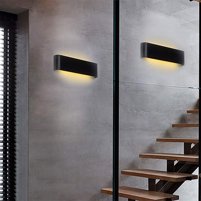Apliqué metal negro luz indirecta 61 cm LED 20W - TOAP0068