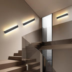 Apliqué metal negro luz indirecta 91 cm LED 30W - TOAP0069