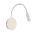 Aplique metal blanco Ø13 cm 3w 3000k- TOAP0072