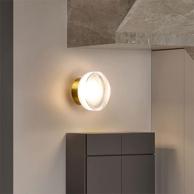 Aplique bronce vidrio Ø13,5 cm 7W 3000K LED - TOAP0075