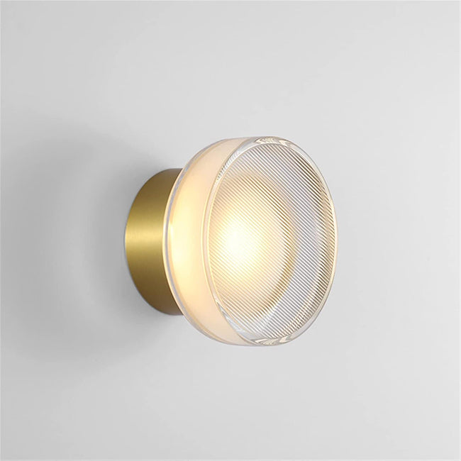 Aplique bronce vidrio Ø13,5 cm 7W 3000K LED - TOAP0075