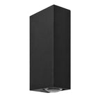 Aplique negro exterior 2x3w 3000k IP65 cm - TOAP0086