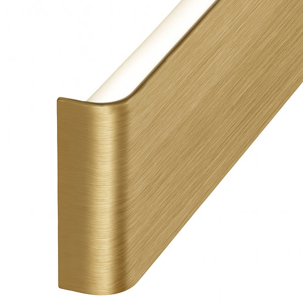 Aplique aluminio oro 46cm 16W LED - TOAP0092