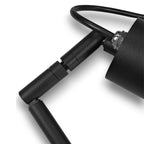 Estaca jardín metal negro IP65 Ø 6x41 cm GU10 - TOES0006