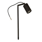 Estaca jardín metal negro IP65 Ø 6x41 cm GU10 - TOES0006