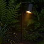Estaca jardín metal negro IP65 Ø 6x41 cm GU10 - TOES0006