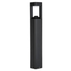 Farol solar para jardín negro LED 3W 3000K 90cm - TOFA0002