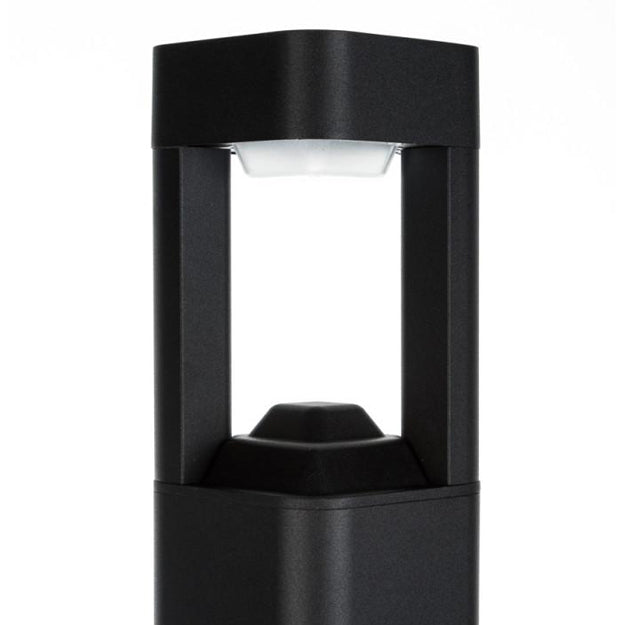 Farol solar para jardín negro LED 3W 3000K 90cm - TOFA0002